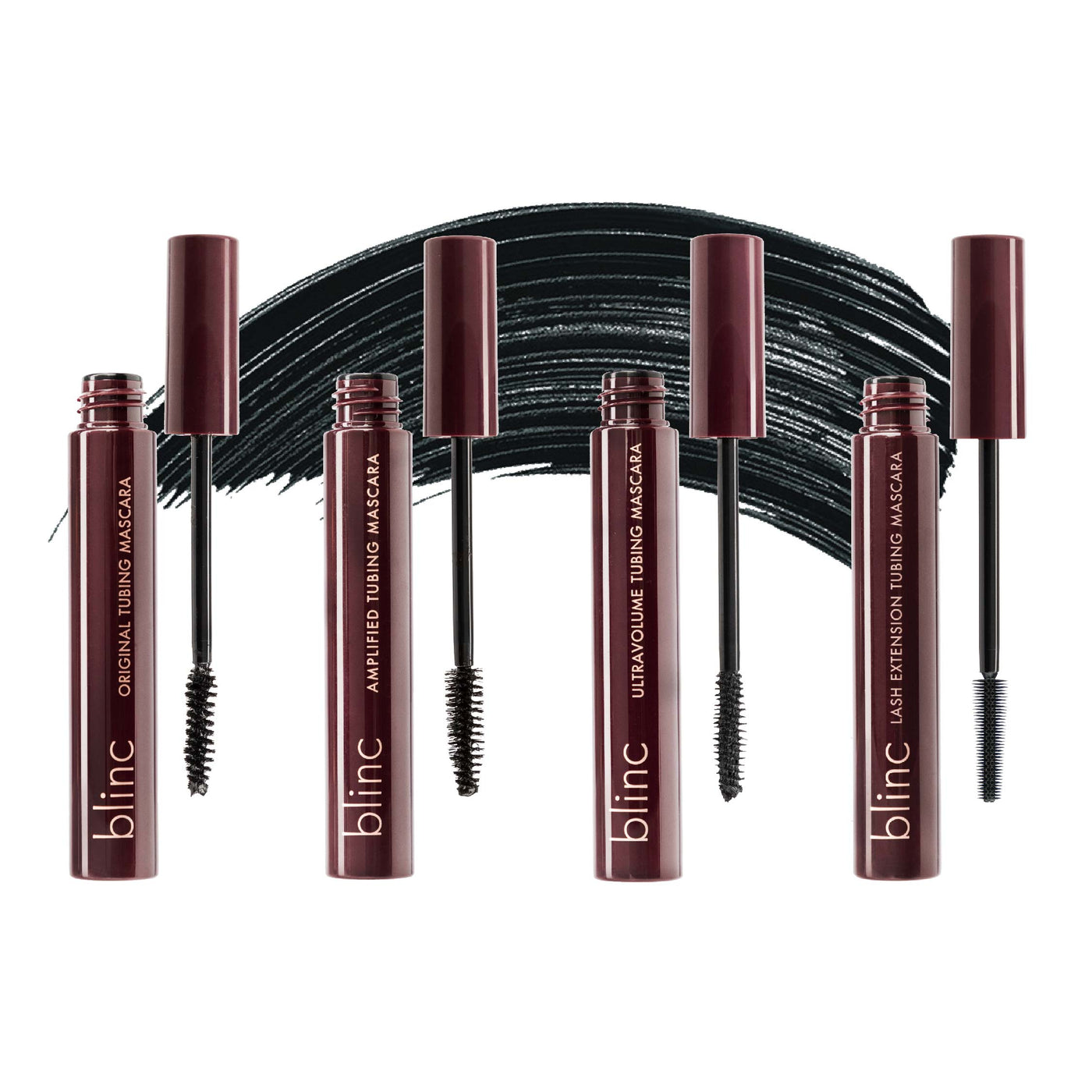 TUBING™ Mascara Set: Black (4 full-size)